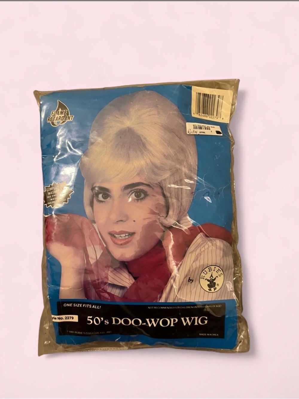 Rubies 50s Doo-Wop Blonde Wig Retro Sock Hop Costume Accessory